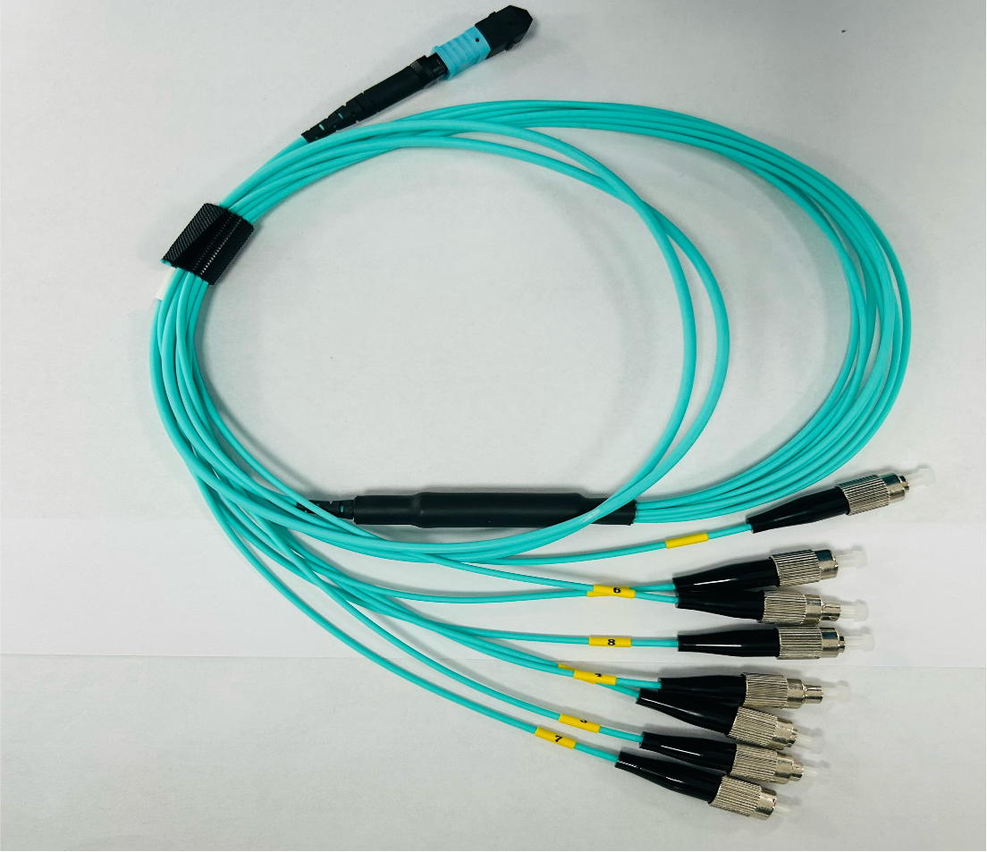 12F SM MPO-LC Fiber Optic Harness Cable 1.5M