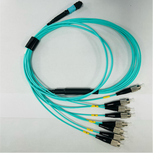 12F SM MPO-LC Fiber Optic Harness Cable 1.5M